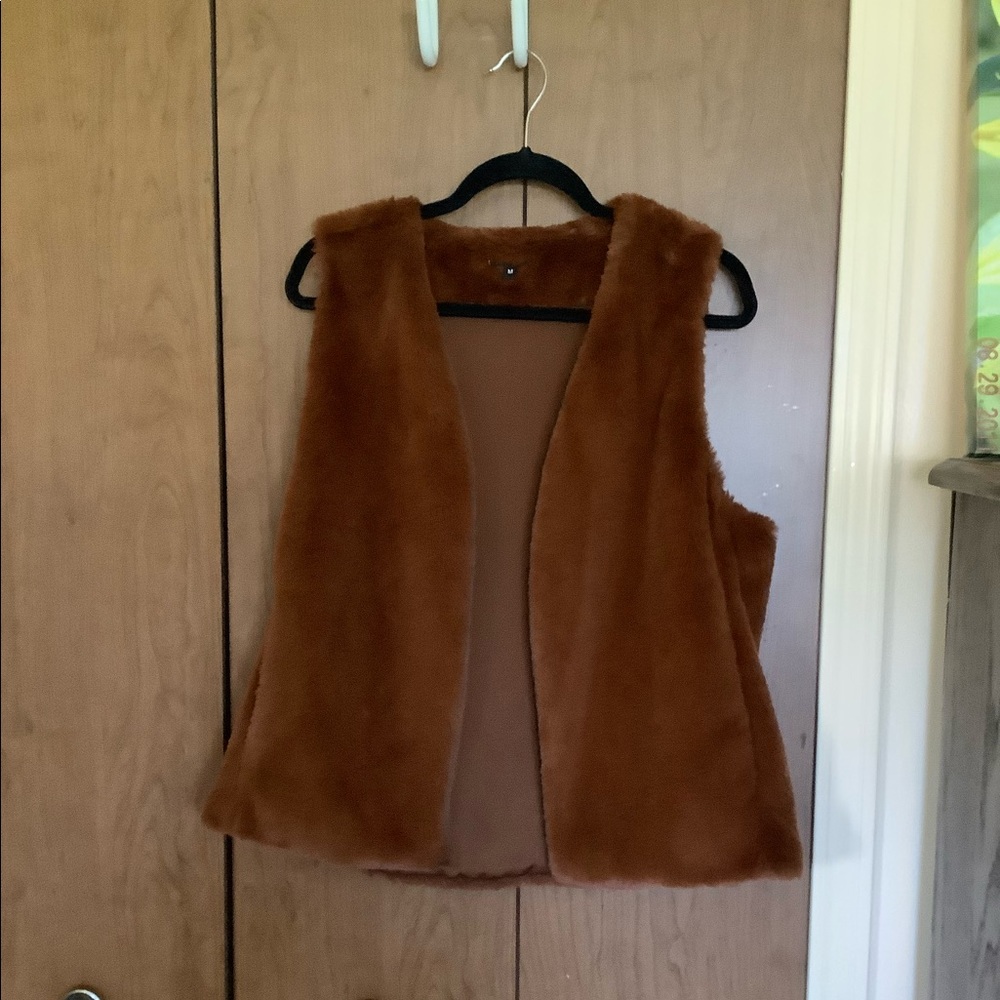 Stella and Dot fur vest